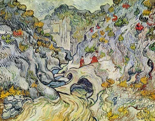 Die Schlucht von Peyroulets, 1889